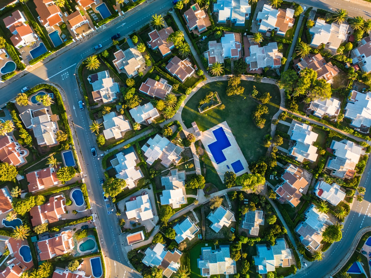 aerial-drone-view-of-houses
